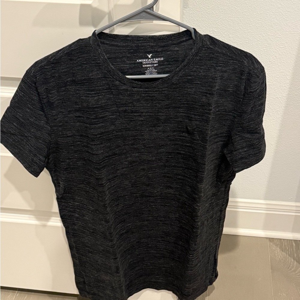 American Eagle Outfitters Men's Charcoal Tee